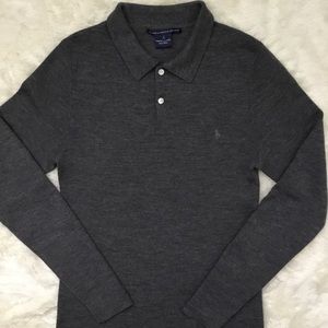 Boys Ralph Lauren Grey Long Sleeve wool sweater